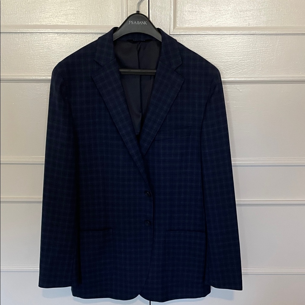 Jos. A. Bank Men's Mult-Blue  Blazer  44R